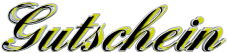 Gutschein Gutschein